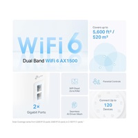 TP-Link Deco X10(1-pack) WiFi6 Mesh (AX1500, 2,4GHz/5GHz, 2xGbELAN/WAN)