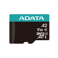ADATA MicroSDXC karta 512GB Premier Pro UHS-I V30S (R:100/W:80 MB/s) + SD adaptér