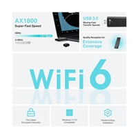 TP-Link Archer TX20U WiFi6 USB adapter (AX1800,2,4GHz/5GHz,USB3.0)