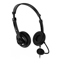 GENIUS sluchátka HS-230U/ USB/ černá