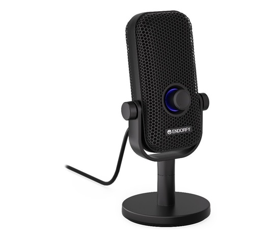 Endorfy mikrofon Solum Voice S, stojánek, pop-up filtr, RGB, USB-C, 3.5mm Jack