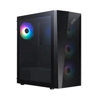 ADATA XPG case LANDER 500 Mid-Tower, bez zdroje, 4x 120mm ARGB Fan, Černá