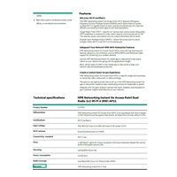 HPE NW ION AP21 (RW) Wi-Fi 6 AP