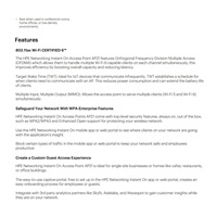 HPE Networking Instant On AP21 (RW) Dual Radio 2x2 Wi-Fi 6 Access Point 5 Pack (+ 5 Mount Brackets)