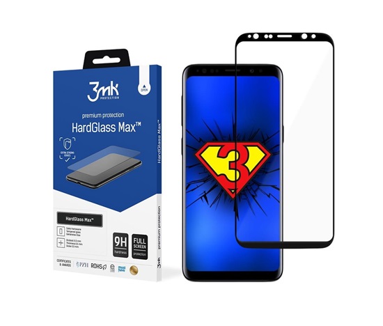 3mk tvrzené sklo HardGlass Max pro Samsung Galaxy S9 Plus