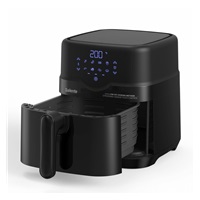 Salente HotAir, horkovzdušná fritéza 2v1, 4,3 l, černá