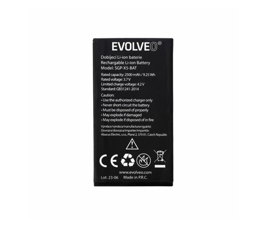 EVOLVEO originální baterie 2500 mAh pro StrongPhone X5