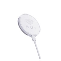 3mk bezdrátová nabíječka - Hardy Wireless Charger 2in1 s funkcí stojánku, 15w, bílá