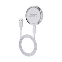 3mk bezdrátová nabíječka - Hardy Wireless Charger 2in1 s funkcí stojánku, 15w, bílá