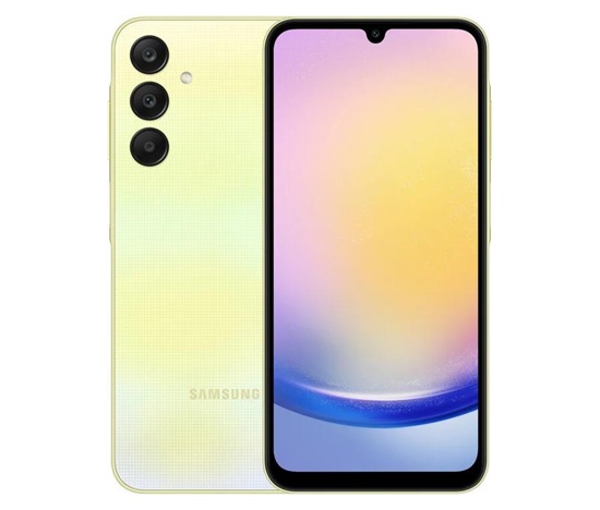 Samsung Galaxy A25 (A256), 8/256 GB, 5G, žlutá, CZ distribuce