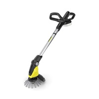 Karcher WRE 18-55 odstraňovač plevele, nylonové štětiny, teleskopická tyč, rotační polokoule (bez baterie)