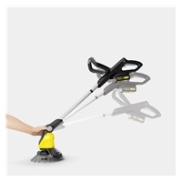 Karcher WRE 18-55 odstraňovač plevele, nylonové štětiny, teleskopická tyč, rotační polokoule (bez baterie)