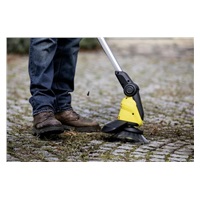 Karcher WRE 18-55 odstraňovač plevele, nylonové štětiny, teleskopická tyč, rotační polokoule (bez baterie)