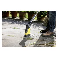 Karcher WRE 18-55 odstraňovač plevele, nylonové štětiny, teleskopická tyč, rotační polokoule (bez baterie)