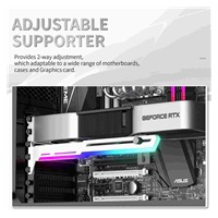 1stCool Podpěra GPU Kovový držák ARGB, bílá