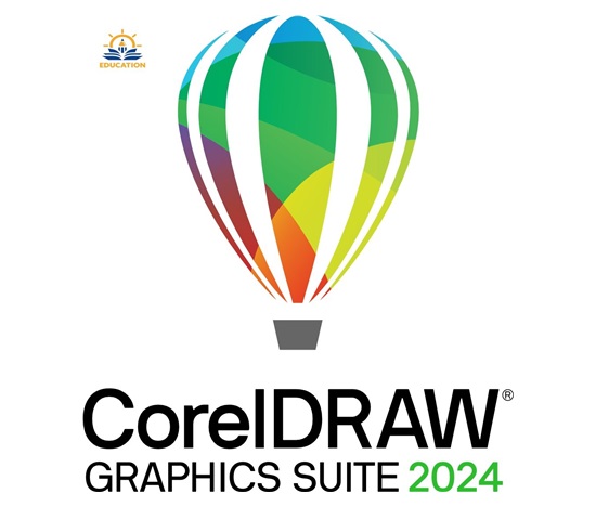 CorelDRAW Graphics Suite 2024 Education Perpetual License (incl. 1 Yr CorelSure Maintenance)(251+)