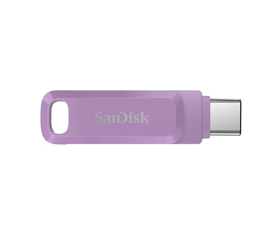 SanDisk Flash Disk 256GB Ultra Dual Drive Go, USB-C 3.2, Fialová