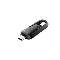 SanDisk Flash Disk 128GB Ultra Slider, USB-C 3.2, Černá