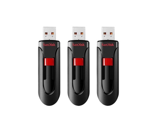 SanDisk Flash Disk 32GB Cruzer Glide, USB 2.0, Černá, 3 Pack