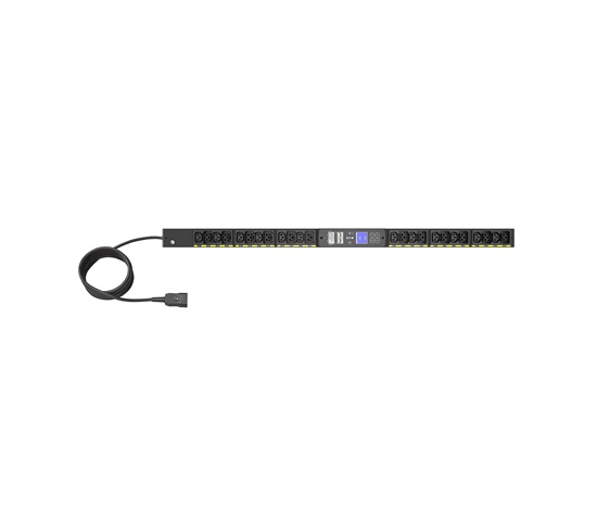 Eaton G4 Řízené Rack PDU, 0U, 39U, vstup IEC-60309, 3m kabel, 3ph, 22kW, 32A, 415/240V, 24 zásuvek (12)C13, (12)C39