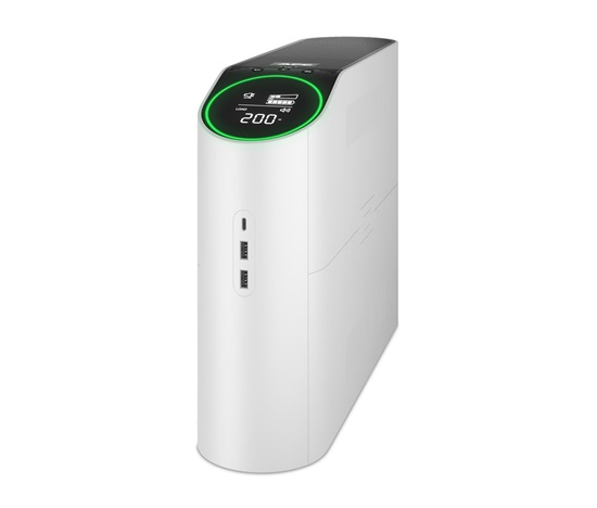 APC Back-UPS Pro Gaming 2200VA, 6 Outlets, AVR, LCD Interface (1320W), 4x Schuko, 2x IEC C13, bílá (Arctic)
