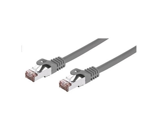 C-TECH kabel patchcord Cat6, FTP, šedý, 2m