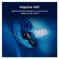 ASUS sluchátka ROG Cetra Speednova, bezdrátové špunty, BT + RF 2.4 GHz, černá