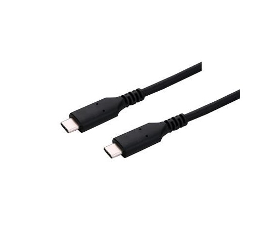 C-TECH kabel USB 4.0, Type-C (CM/CM), PD 100W, 40Gbps, 0,5m, černý