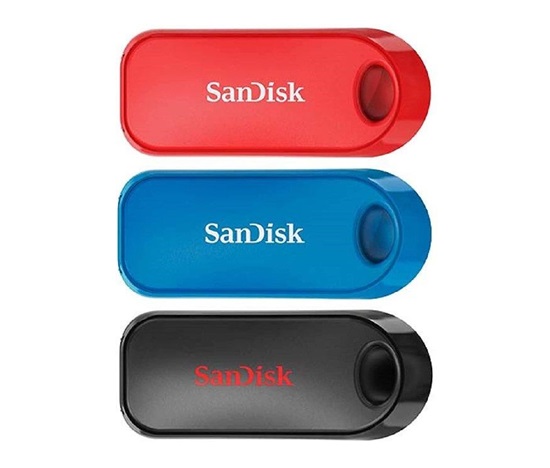 SanDisk Flash Disk 32GB Cruzer Snap, USB 2.0, 3 Pack