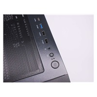 1stCOOL skříň GAMER 5, Mid tower, AU, USB 3.0, USB-C, 2x 140 ARGB Fan, 1x 120 ARGB Fan, bez zdroje, černá