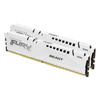 KINGSTON DIMM DDR5 64GB (Kit of 2) 6000MT/s CL30 ECC FURY Beast EXPO Bílá