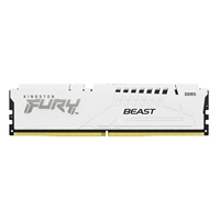 KINGSTON DIMM DDR5 16GB 6400MT/s CL32 ECC FURY Beast EXPO Bílá