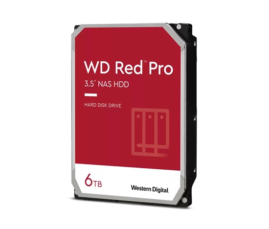 WD RED Pro NAS WD6005FFBX 6TB, SATA III 3.5", 256MB 7200RPM, 238MB/s, CMR