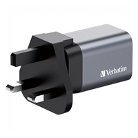 VERBATIM GaN Nabíječka do sítě GNC-35, 35W, 1x USB-C, 1x USB