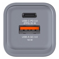 VERBATIM GaN Nabíječka do sítě GNC-35, 35W, 1x USB-C, 1x USB