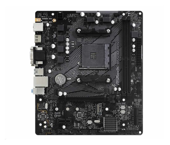 BAZAR - ASRock MB Sc AM4 B550M-HDV, AMD B550, 2xDDR4, HDMI, DVI - Po opravě (Bez příšlušenství)