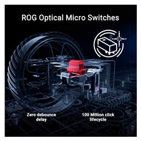 ASUS myš ROG Keris II Ace, bezdrátová herní myš, černá