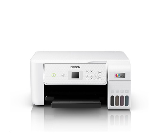 EPSON tiskárna ink EcoTank L3286, 5760x1440dpi, A4, 33ppm, USB, Wi-Fi, sken, bílá