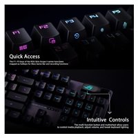ASUS klávesnice ROG STRIX SCOPE II, mechanická, drátová, ROG RX RED / PBT, US