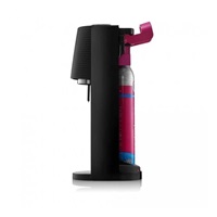 BAZAR - SodaStream Terra Black výrobník sody, mechanický, 2x 1l láhev SodaStream Fuse, bombička s CO2, černý - poš. obal