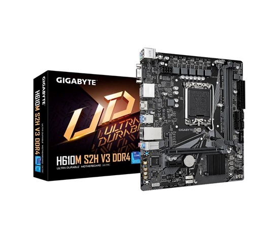 GIGABYTE MB Sc LGA1700 H610M S2H V3 DDR4, Intel H610, 2xDDR4, 2xDP, 1xHDMI, 1xVGA, mATX