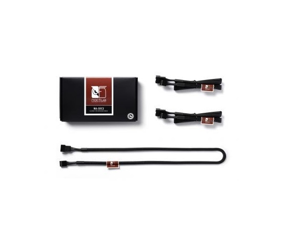 NOCTUA Prodlužovací kabely pro 4pin ventilátor NA-SEC3, 3x 60cm, černá