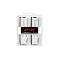KINGSTON DIMM DDR5 32GB (Kit of 2) 6000MT/s CL30 Non-ECC FURY Beast RGB EXPO, Bílá