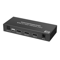 PremiumCord HDMI 2.1 splitter 1-2 porty, 8K@60hz, 4K@120Hz, 1080p, HDR+