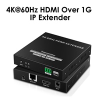 PremiumCord HDMI extender na 120m přes LAN, nekompresovaný, 4K@60Hz, přes IP