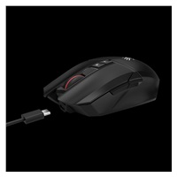 A4tech Bloody Myš R36 Ultra, bezdrátová herní myš, 12000 DPI, USB, Černá