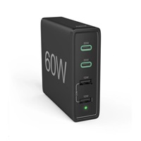 Hama rychlá stolní USB nabíječka se stojánkem, 2x USB-C PD/QC, 2x USB-A, 60 W