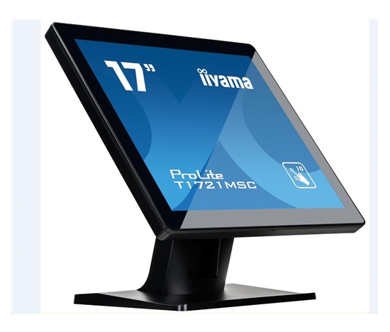 Iiyama dotykový monitor ProLite T1721MSC-B2, 43.2 cm (17''), Projected Capacitive, 10 TP, USB, kit (USB), black