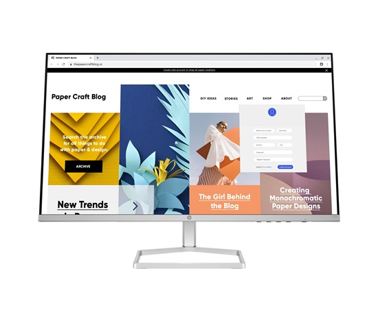HP LCD 527sf, IPS matný 27" FHD 1920x1080, 300nit, 5ms, VGA, HDMI