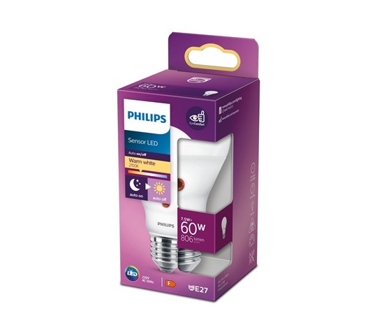 PHILIPS žárovka LED D2D 60W A60 E27 WW FR ND SRT4